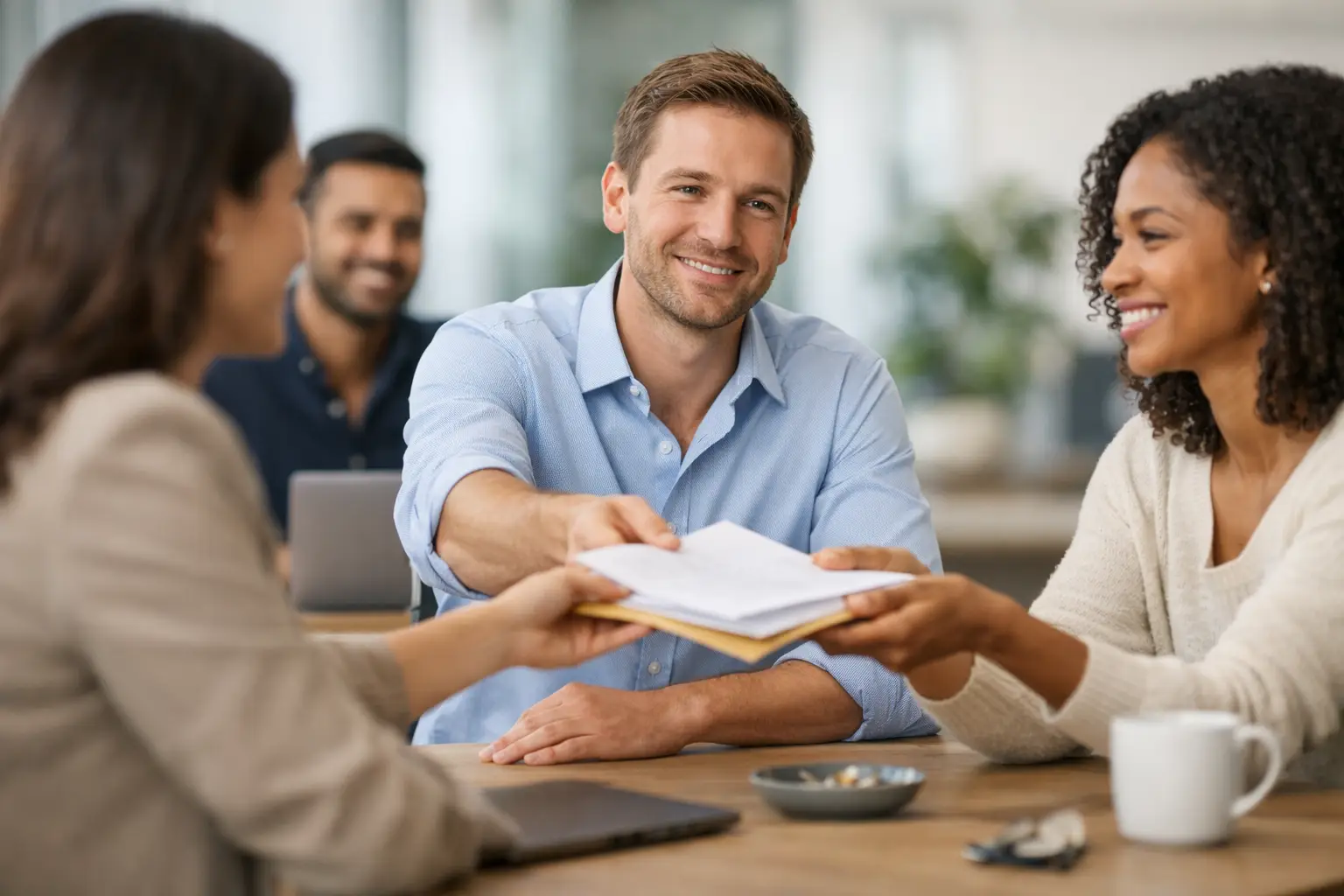 How to Share Invisible Work Without Keeping Score